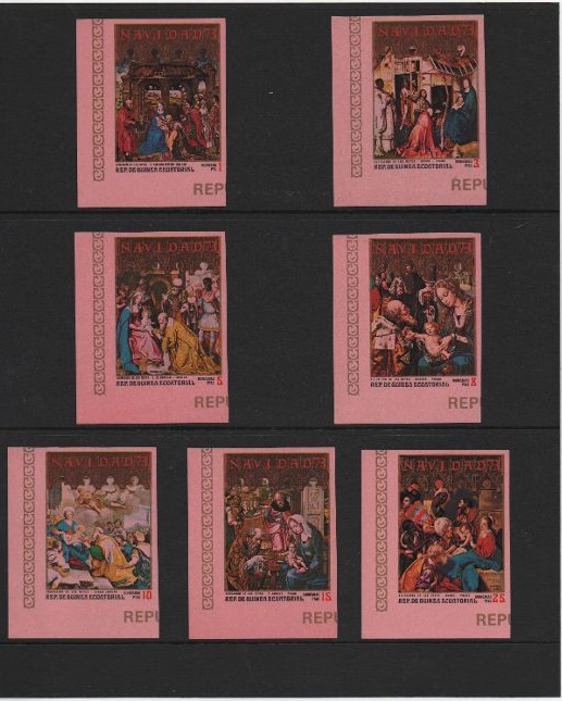 COLECCION SELLOS GUINEA ECUATORIAL DEL AÑO 1973